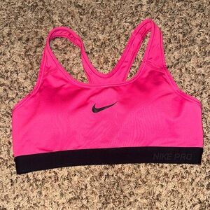 Nike Pro Bright Pink Sports Bra